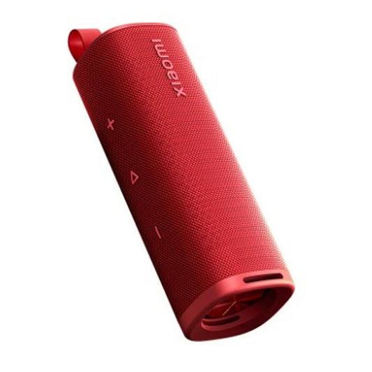 Xiaomi QBH4263GL draagbare Bluetooth luidspreker in rood, met opvallende textuur en knoppen.