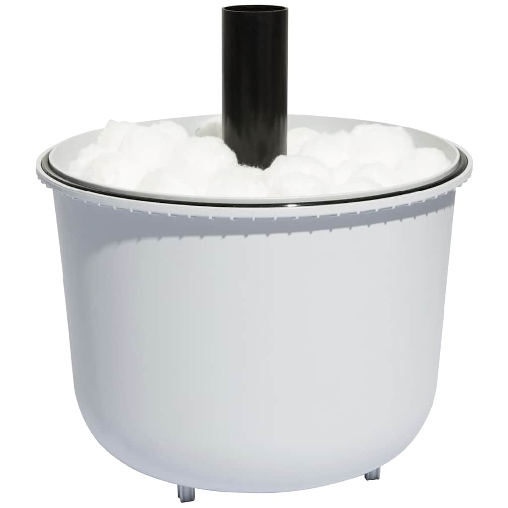 Detail van de Bestway Flowclear Polysphere filterballen in een filterreservoir.