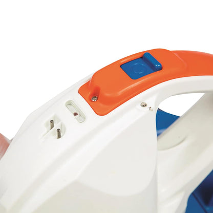 Detail van de aan/uit-schakelaar van de Bestway Flowclear Aquatronix zwembadreinigingsrobot.