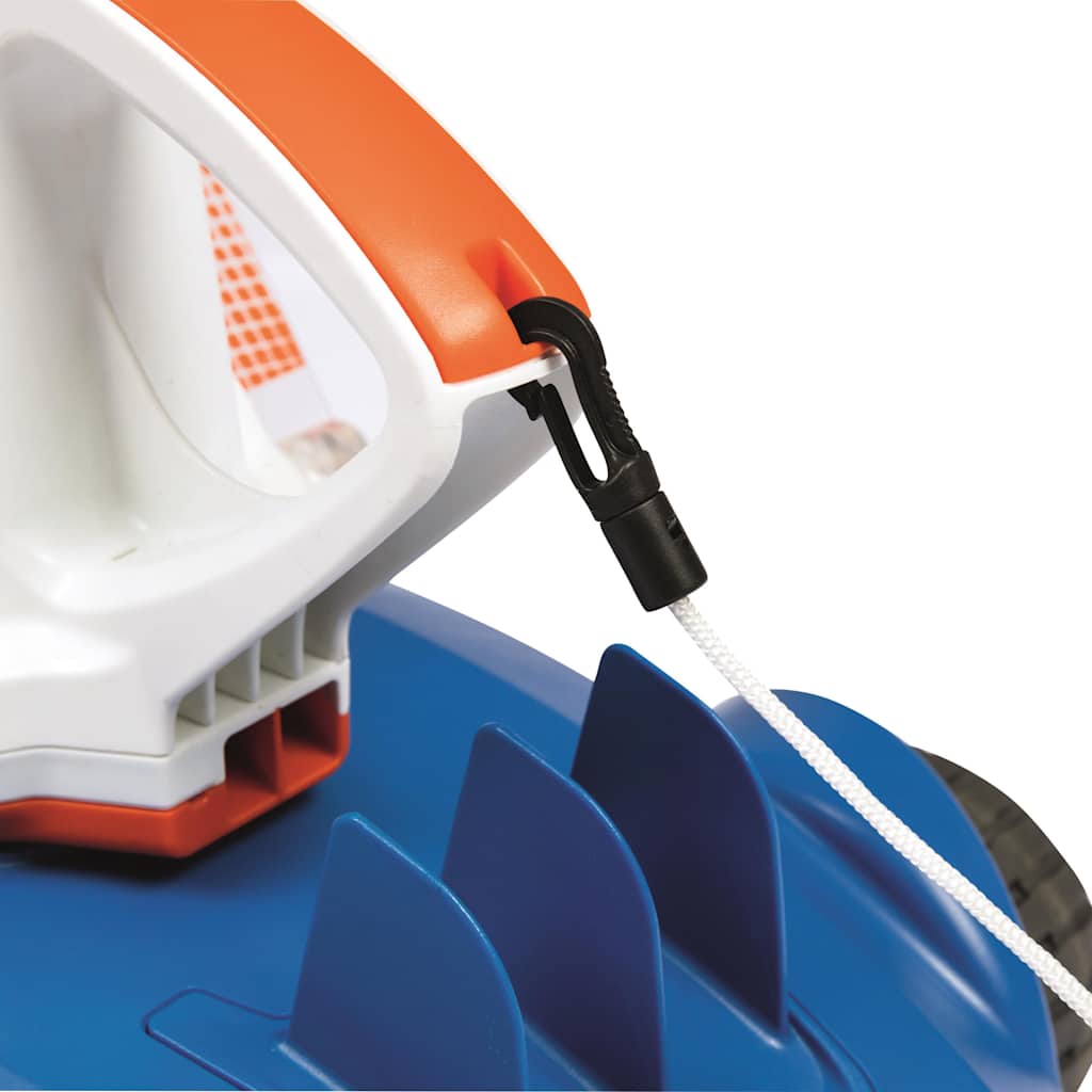 Detail van de bevestiging van het handvat van de Bestway Flowclear Aquatronix zwembadreinigingsrobot.
