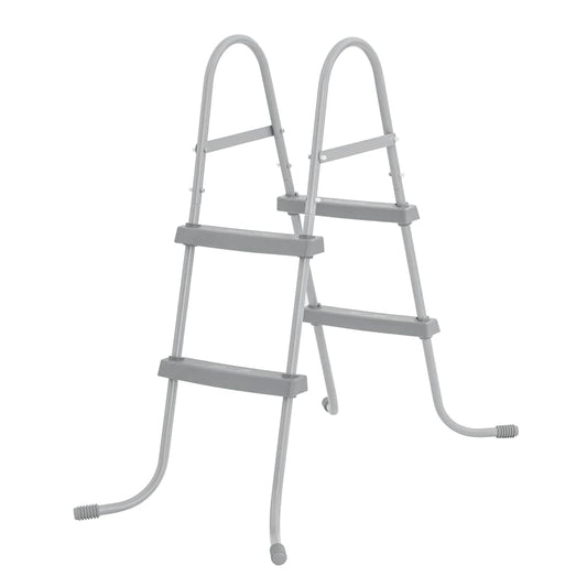 Bestway Flowclear zwembadladder met 2 treden, roestbestendig en anti-slip.