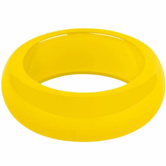 Swatch Dames Rebel Bangles armband in levendig geel, gladde, ronde vorm.