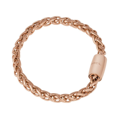 Roze gouden Breil armband voor dames met elegant design en sluiting.