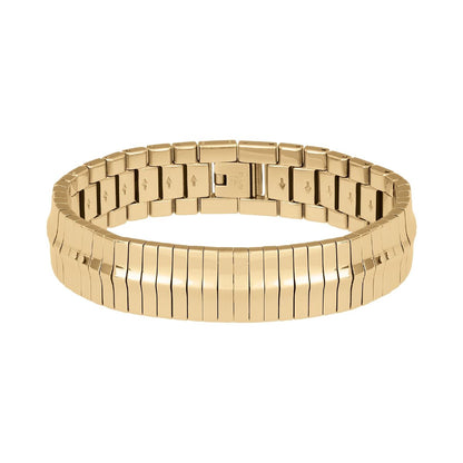 Gouden Breil armband voor dames met een elegante, tijdloze uitstraling.