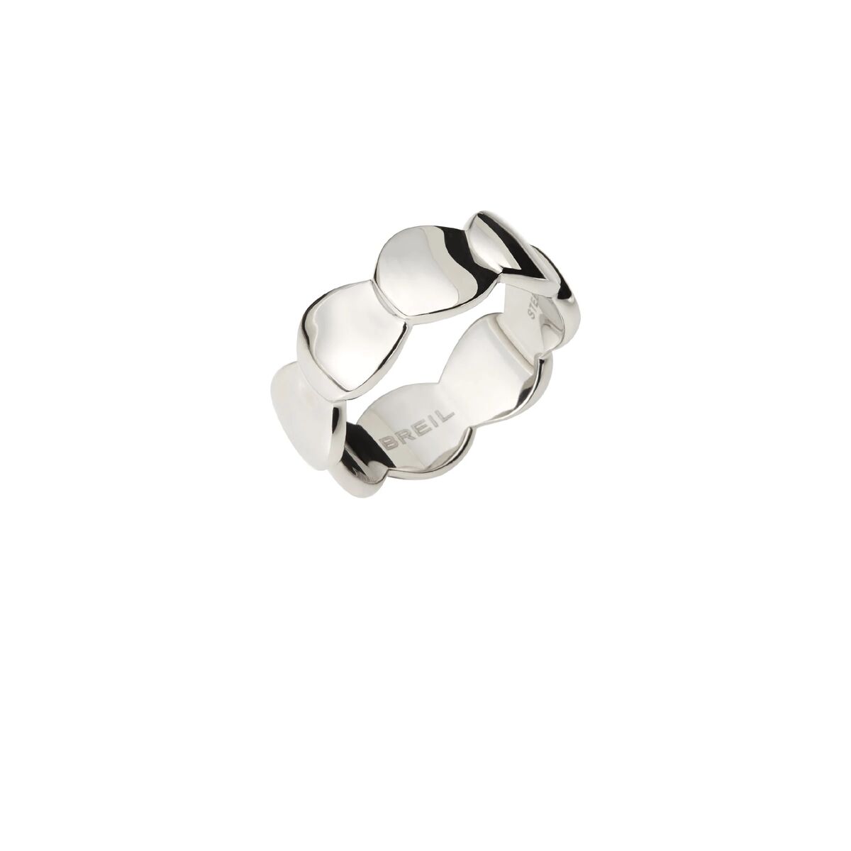 Breil damesring in 14 karaat goudstijl met verfijnd design en elegante uitstraling.