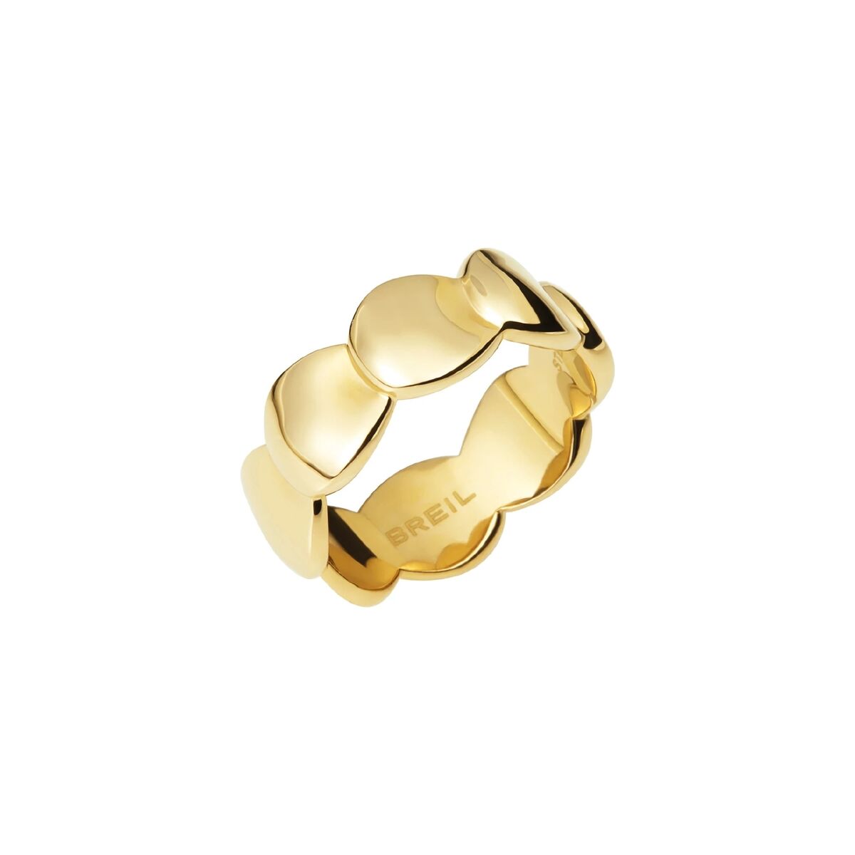 Gouden Breil ring voor dames met een elegant en tijdloos ontwerp.