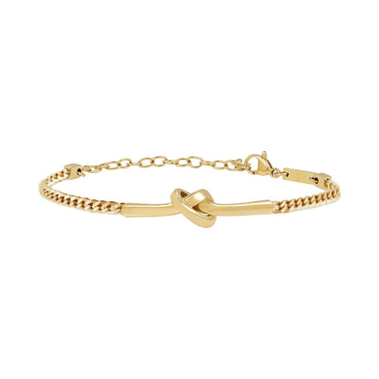 Gouden Breil armband voor dames met cirkelvormig ontwerp en elegante afwerking.