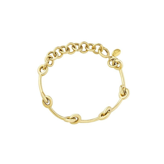 Elegante gouden Breil armband voor dames, gemaakt van duurzaam sterling zilver 925.