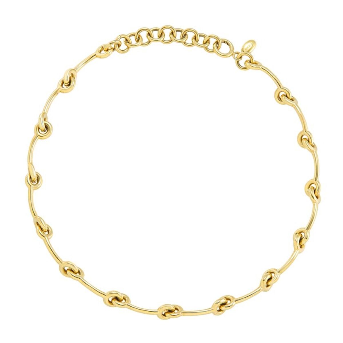 Elegante Breil ketting voor dames van sterling zilver met een verfijnde schakelstructuur.