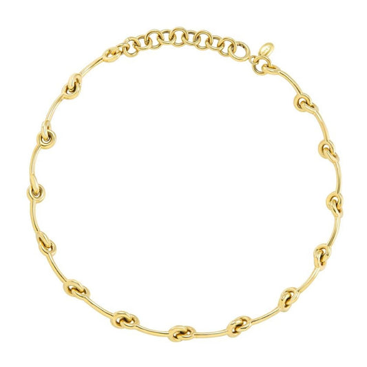 Elegante Breil ketting voor dames van sterling zilver met een verfijnde schakelstructuur.