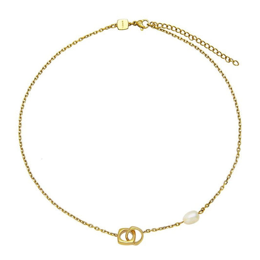 Breil ketting voor dames van sterling zilver met mineraal kristal, elegant design.
