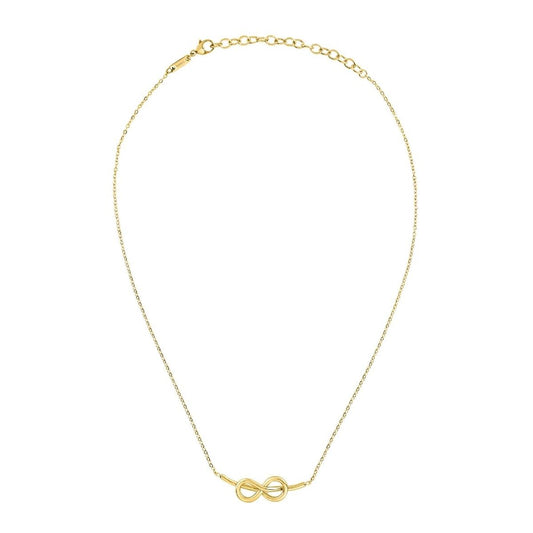 Breil ketting dames in sterling zilver met een tijdloos ontwerp en een elegante infinity-symbool.
