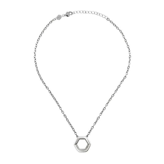 Elegante Breil ketting voor dames in sterling zilver 925 met kristalhanger.