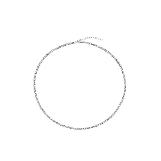 Sterling zilveren Breil ketting met een tijdloos ontwerp en elegante uitstraling.