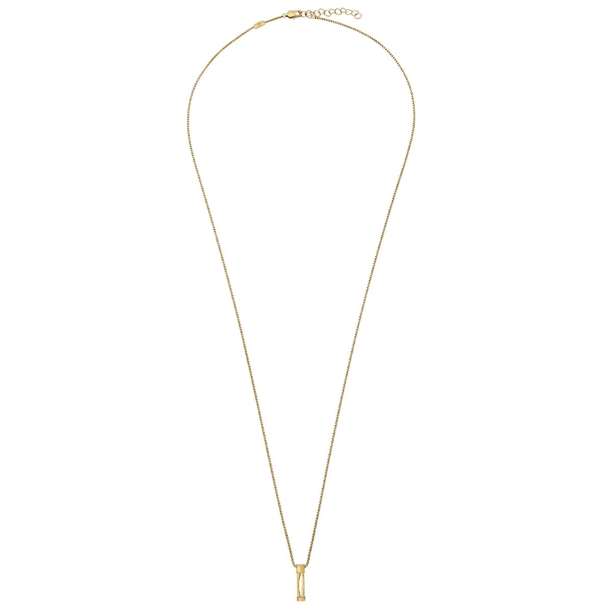 Elegante Breil ketting voor dames van sterling zilver 925 met kristal, vooraanzicht.