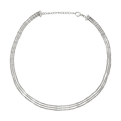 Sterling zilveren ketting van Breil met een tijdloos ontwerp en meerdere schakels.