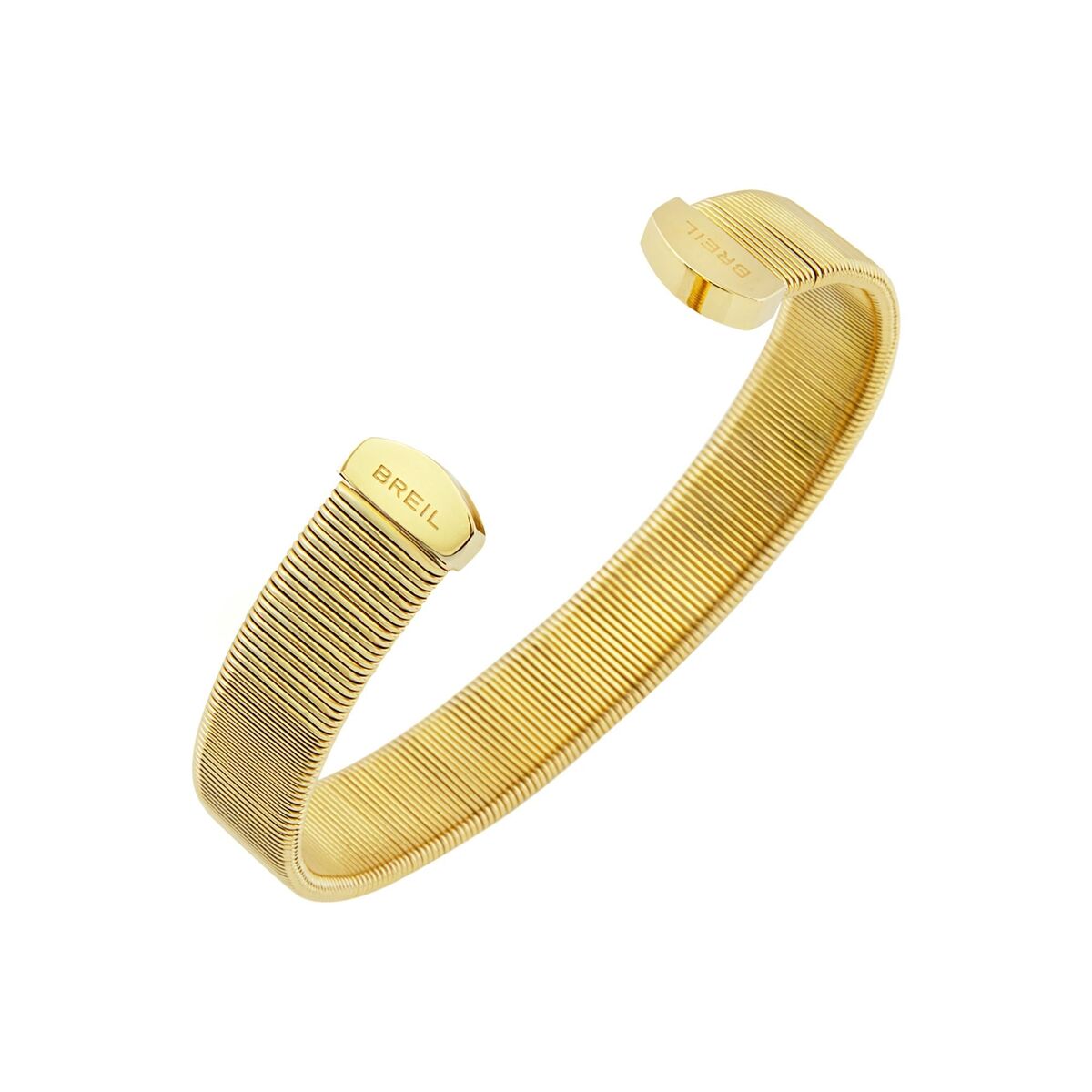 Gouden Breil armband voor dames met verfijnde afwerking en luxe uitstraling.
