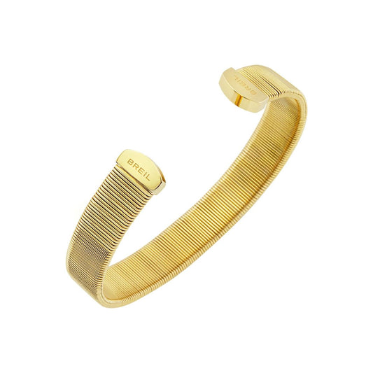 Gouden Breil armband voor dames met verfijnde afwerking en luxe uitstraling.