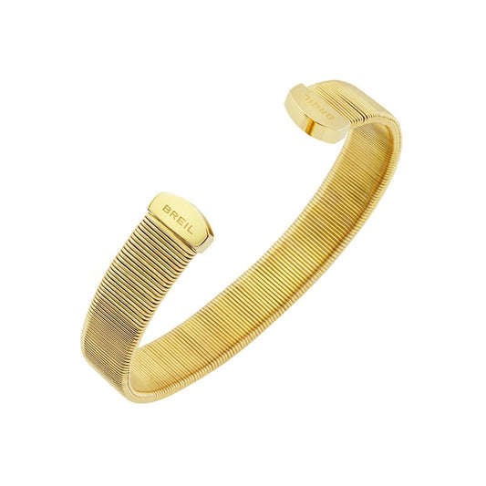 Gouden Breil armband voor dames met elegante, verfijnde uitstraling.