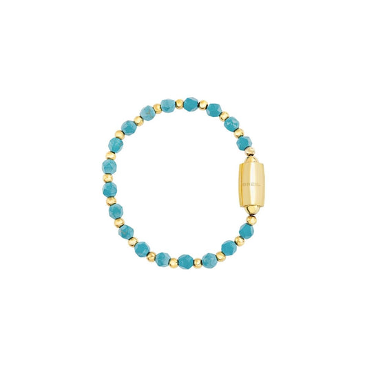 Breil armband voor dames van sterling zilver 925 met turquoise kristallen.