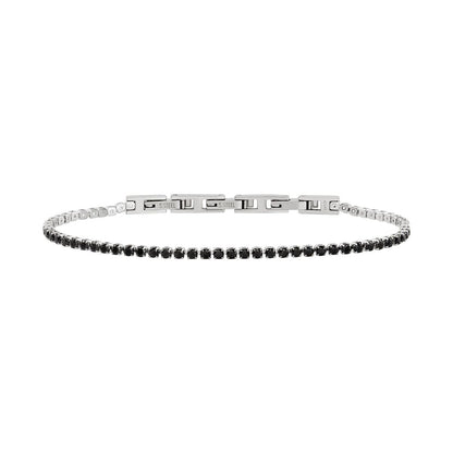 Breil armband dames van sterling zilver 925 met elegant design en zwarte details.