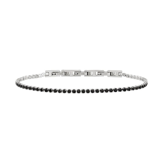 Breil armband dames van sterling zilver 925 met elegant design en zwarte details.
