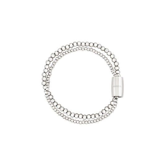 Elegante Breil armband voor dames in sterling zilver met luxe kristaldetails.