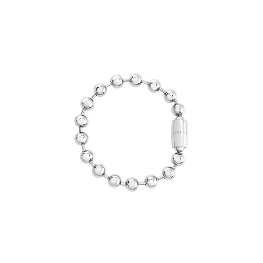 Elegante Breil armband voor dames van sterling zilver met ronde kralen.