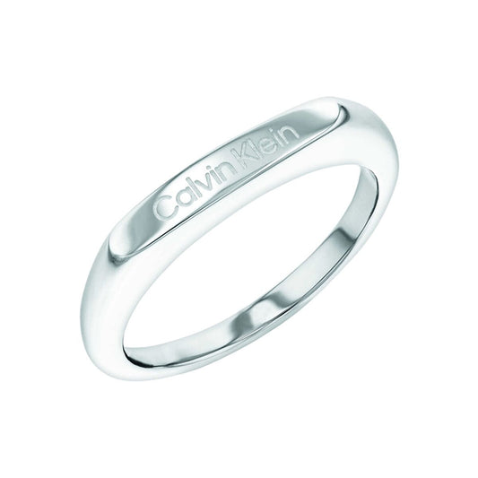 Calvin Klein damesring in maat 16, elegant ontwerp van roestvrij staal.