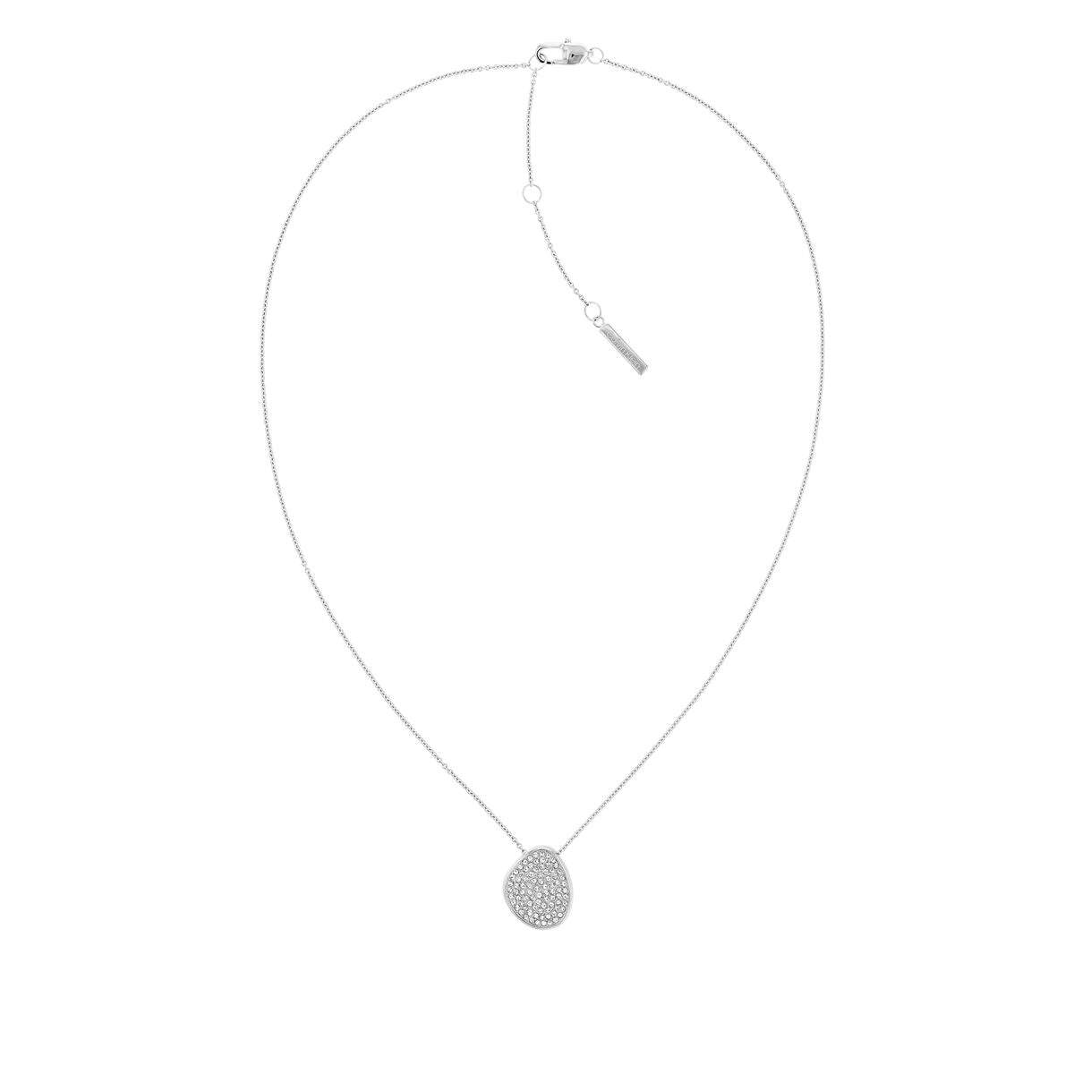Elegante Calvin Klein ketting voor dames van roestvrij staal met een verfijnde hanger.