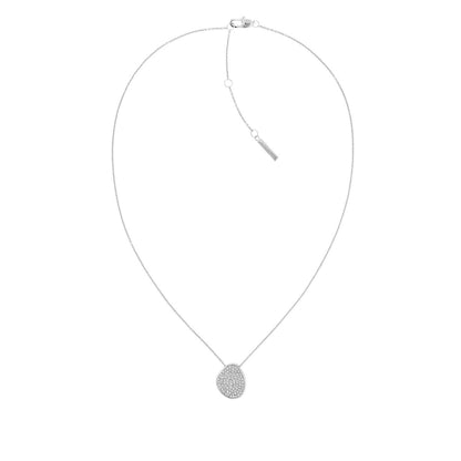 Elegante Calvin Klein ketting voor dames van roestvrij staal met een verfijnde hanger.