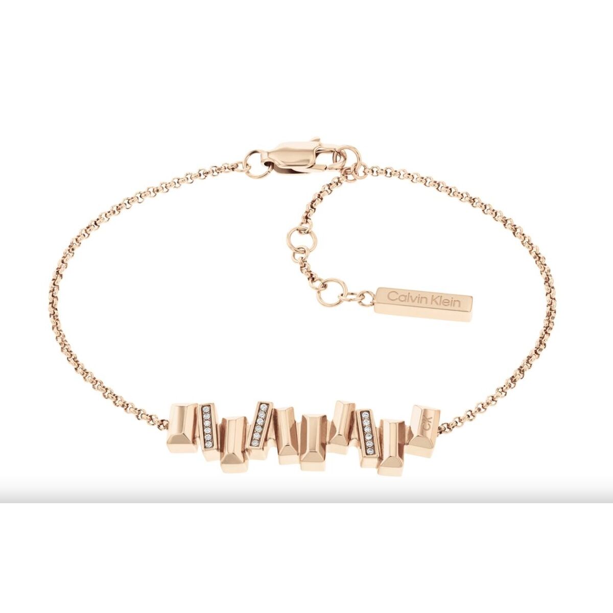 Calvin Klein armband voor dames met een elegant design en roestvrijstalen details.