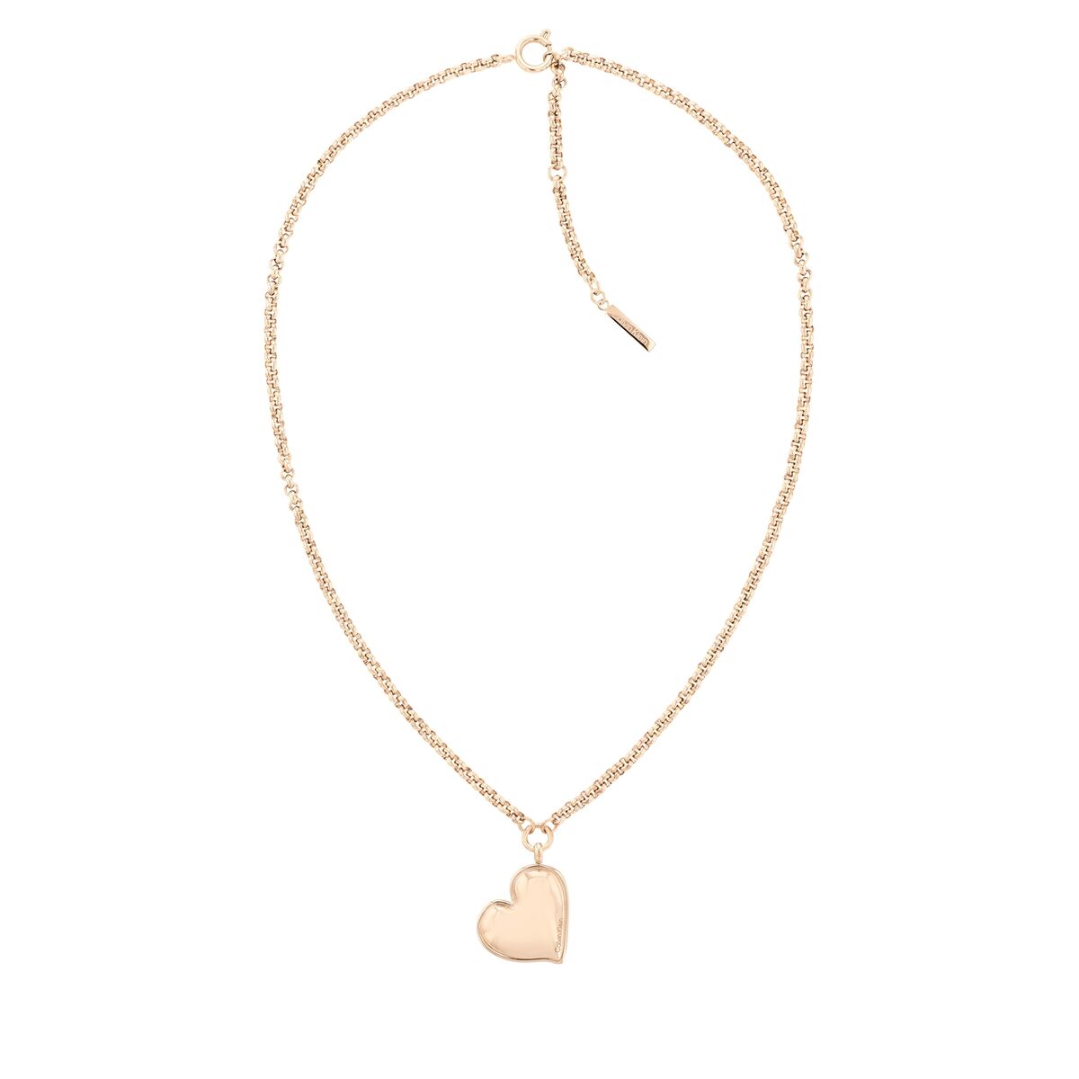 Gouden Calvin Klein ketting voor dames met een tijdloos hartvormig hanger.