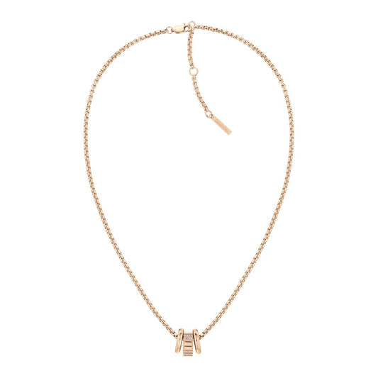 Gouden Calvin Klein ketting met elegant design en opvallende hanger.