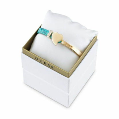 Gouden Guess armband met hartje in luxe merkdoosje, 21 cm lang.