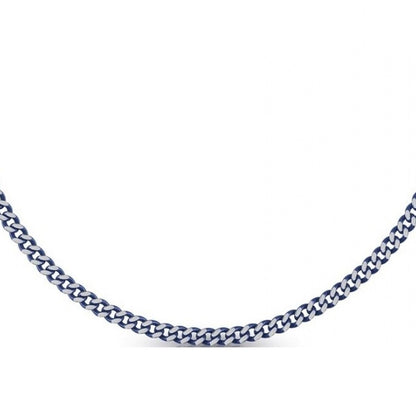 Detail van de Guess ketting met verfijnd ontwerp in duurzaam metaal, zijaanzicht.