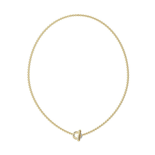 Gouden Guess ketting voor dames met elegante afwerking en sluiting.
