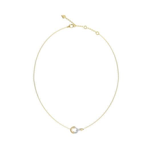 Gouden Guess ketting voor dames met elegante sluiting, ideaal voor elke gelegenheid.