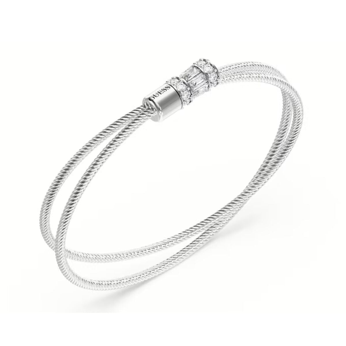 Stijlvolle Guess JUBB05395JWRHS dameshorloge met zilveren band en verfijnde details.