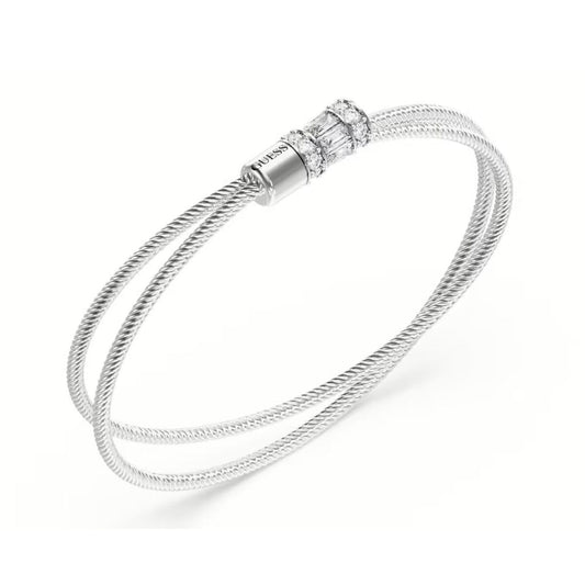 Stijlvolle Guess JUBB05395JWRHS dameshorloge met zilveren band en verfijnde details.