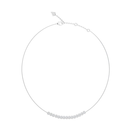 Zilverkleurige Guess ketting voor dames met elegant ontwerp en subtiele details.