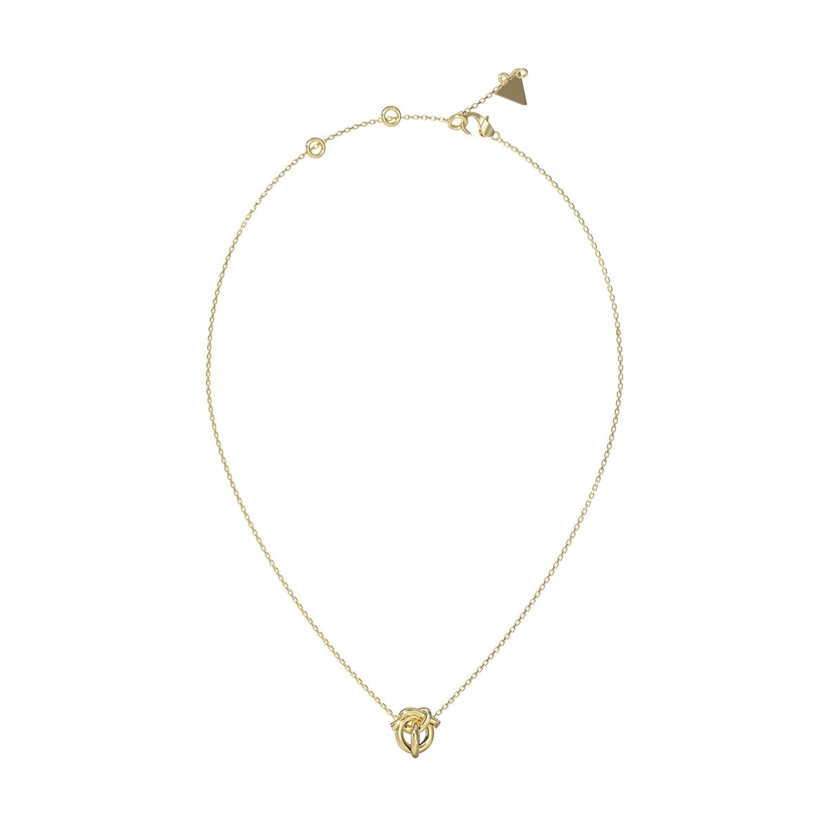 Gouden Guess ketting voor dames met elegant ontwerp en hangende detail.