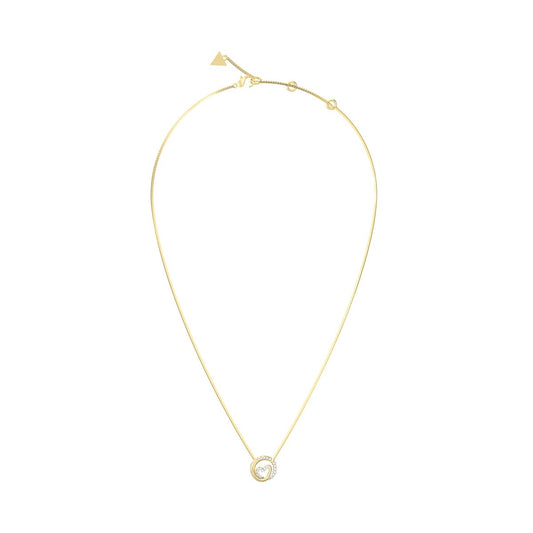 Gouden Guess ketting met elegant design en een sprankelende hanger.