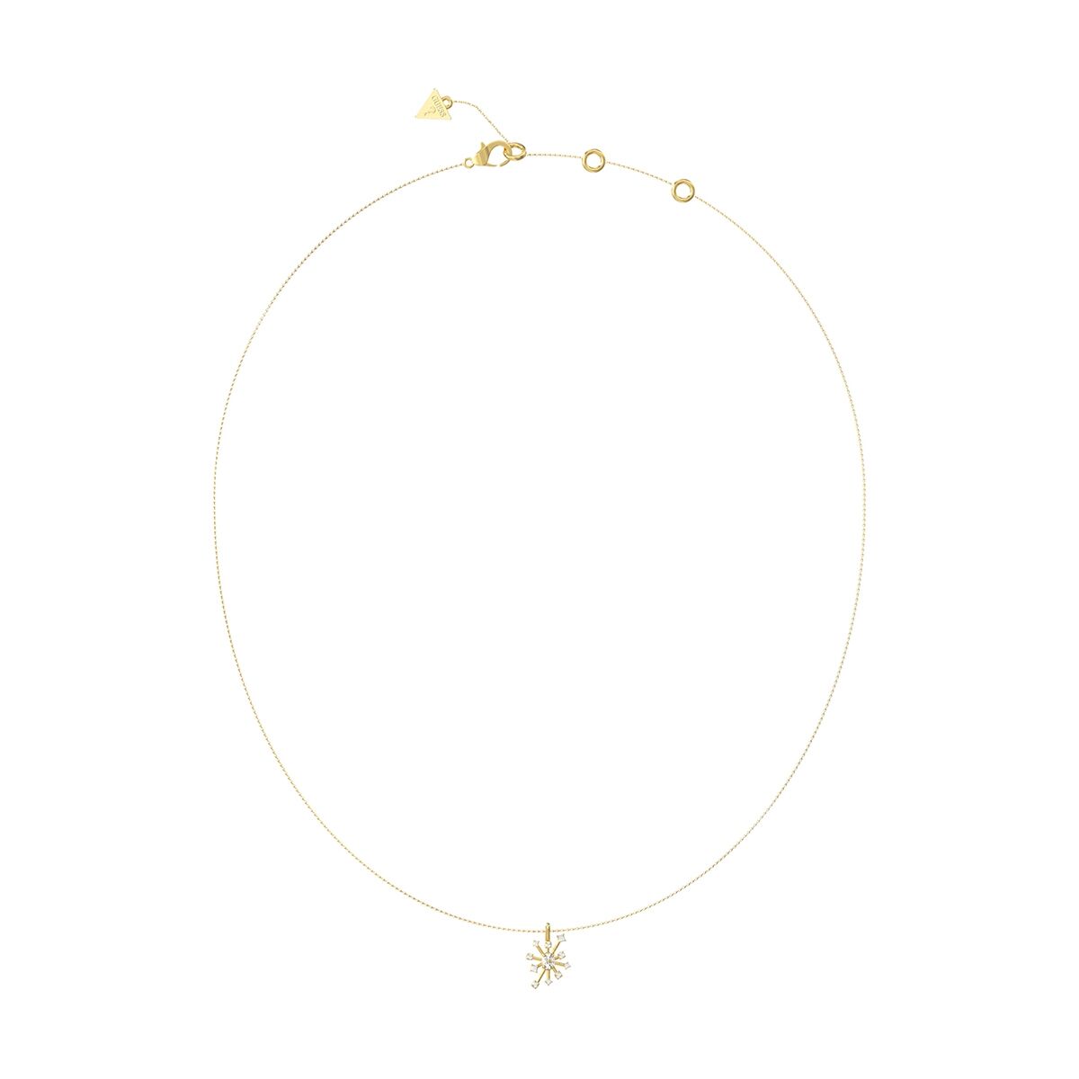 Gouden Guess ketting met verfijnde hanger in elegante stijl.