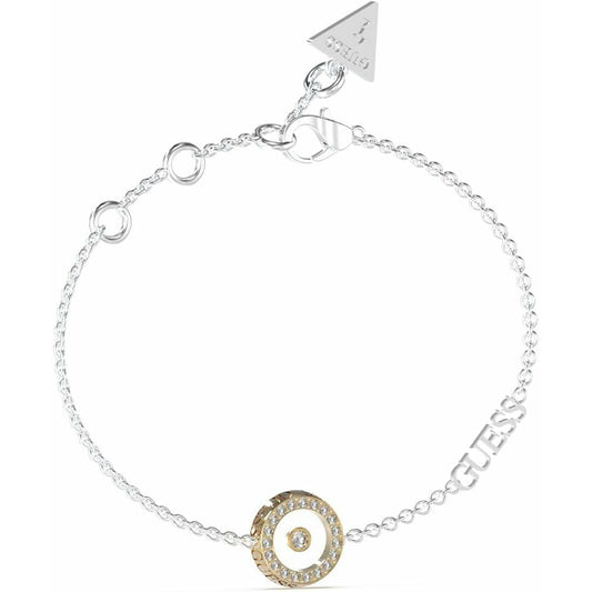 Guess armband voor dames JUBB03259JWRHYGS met een elegant ontwerp en een gouden cirkel detail.