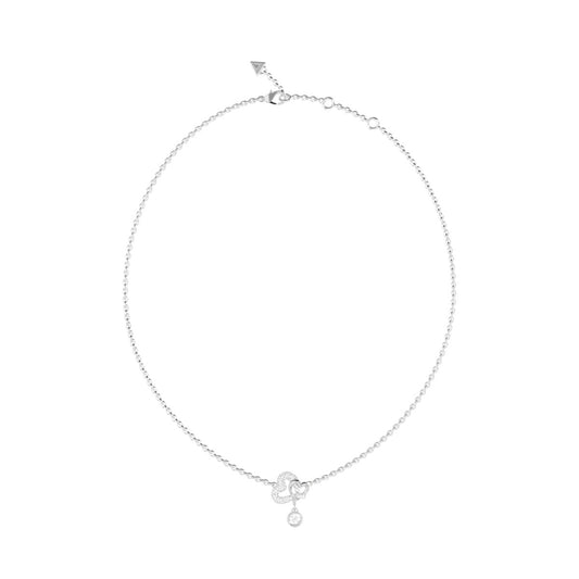 Zilverkleurige Guess ketting met exclusief design en elegante hangers.