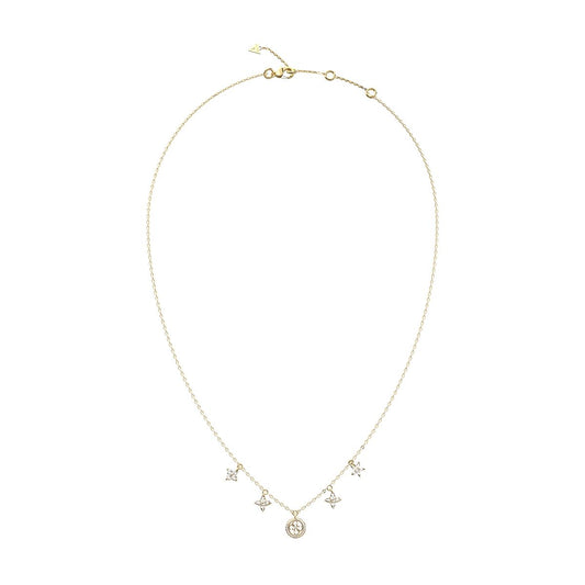 Gouden Guess ketting voor dames met elegante hangers en tijdloos design.