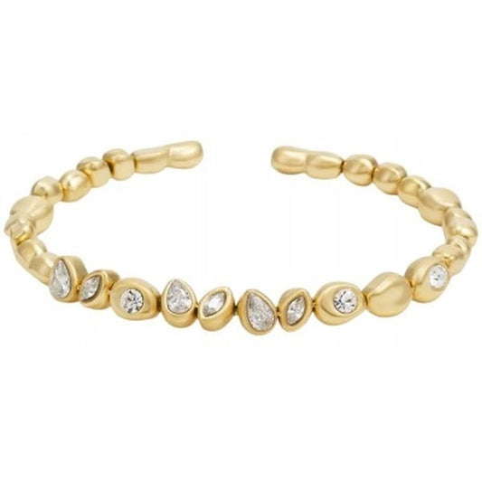 Gouden Guess armband voor dames met elegante details en sprankelende stenen.