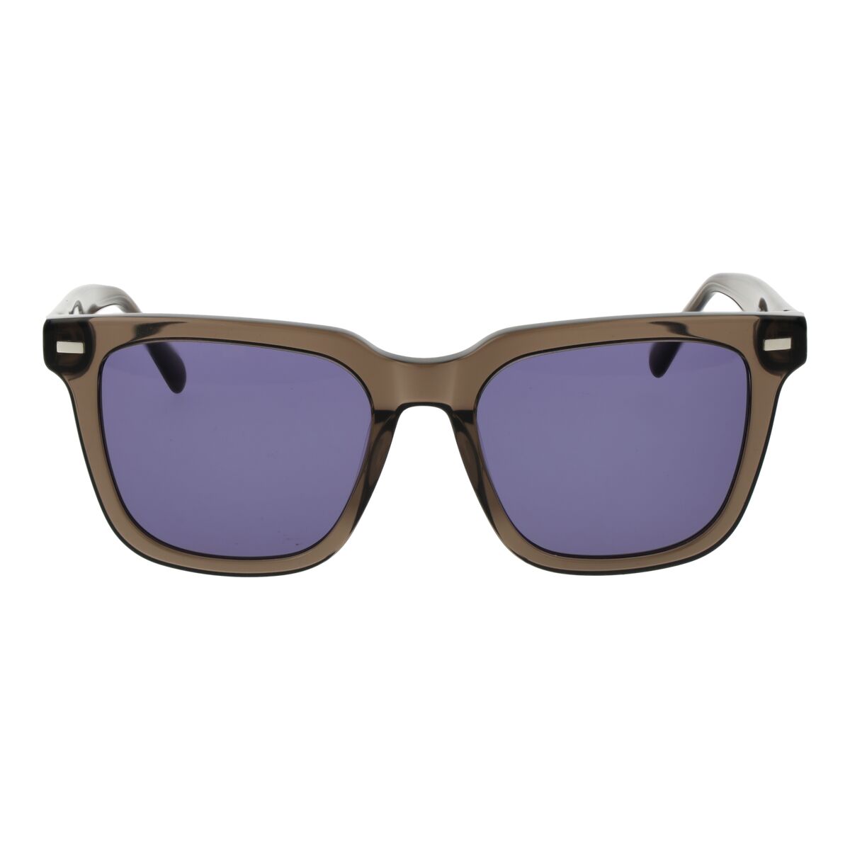 Detail van de Replay zonnebril RY666S met paarse glazen en modern montuur.