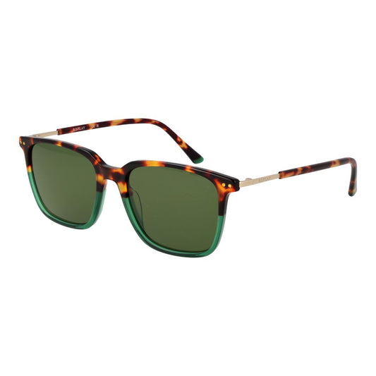 Replay zonnebril heren met trendy ontwerp en UV400 bescherming in bruin-groene kleur.